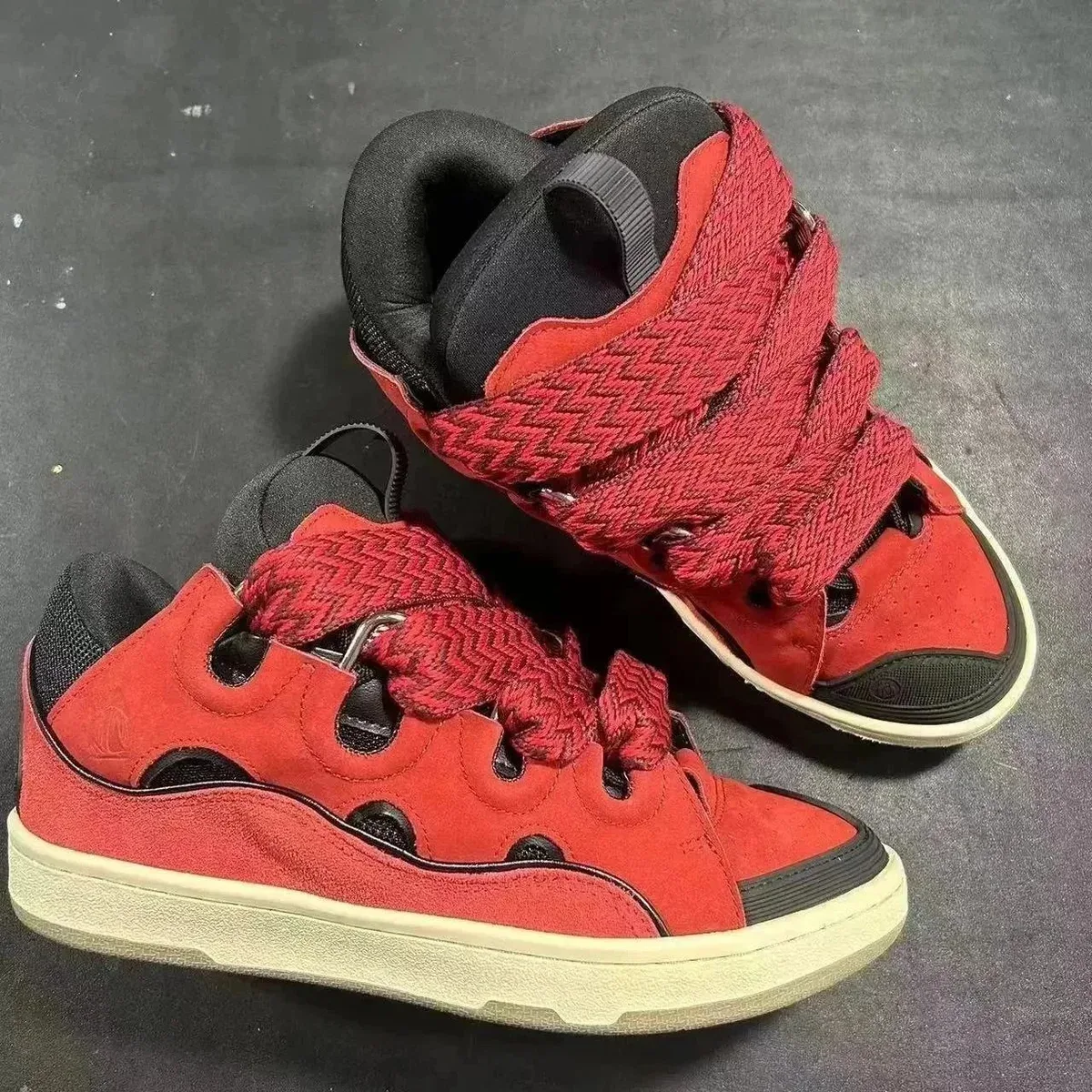 Sacai Sacai 22 Red/Black/Beige Sneakers Red - 1