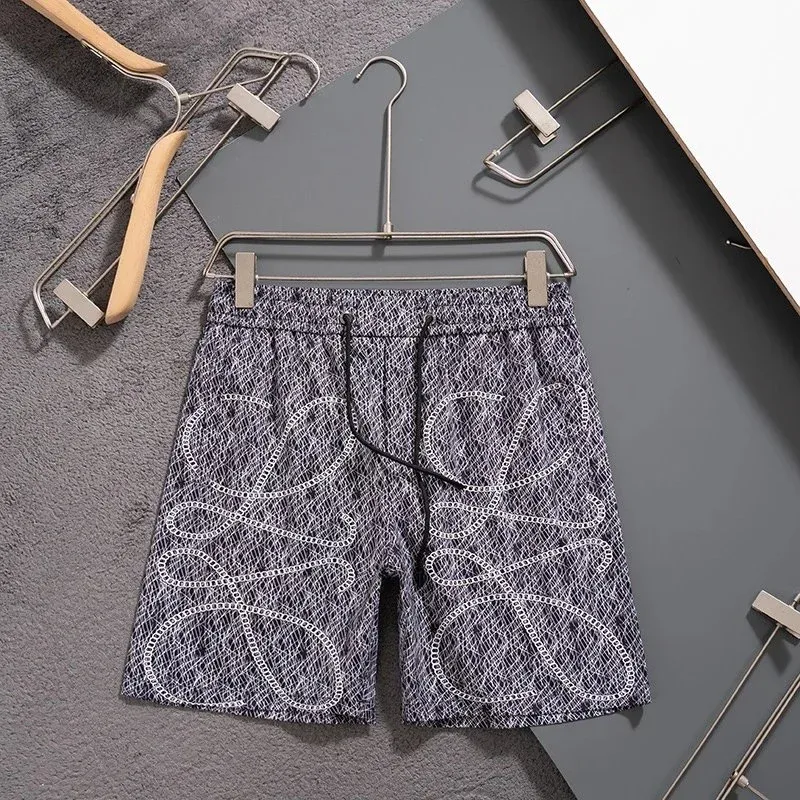 Loewe Loewe Puzzle Pattern Shorts Black/White Black