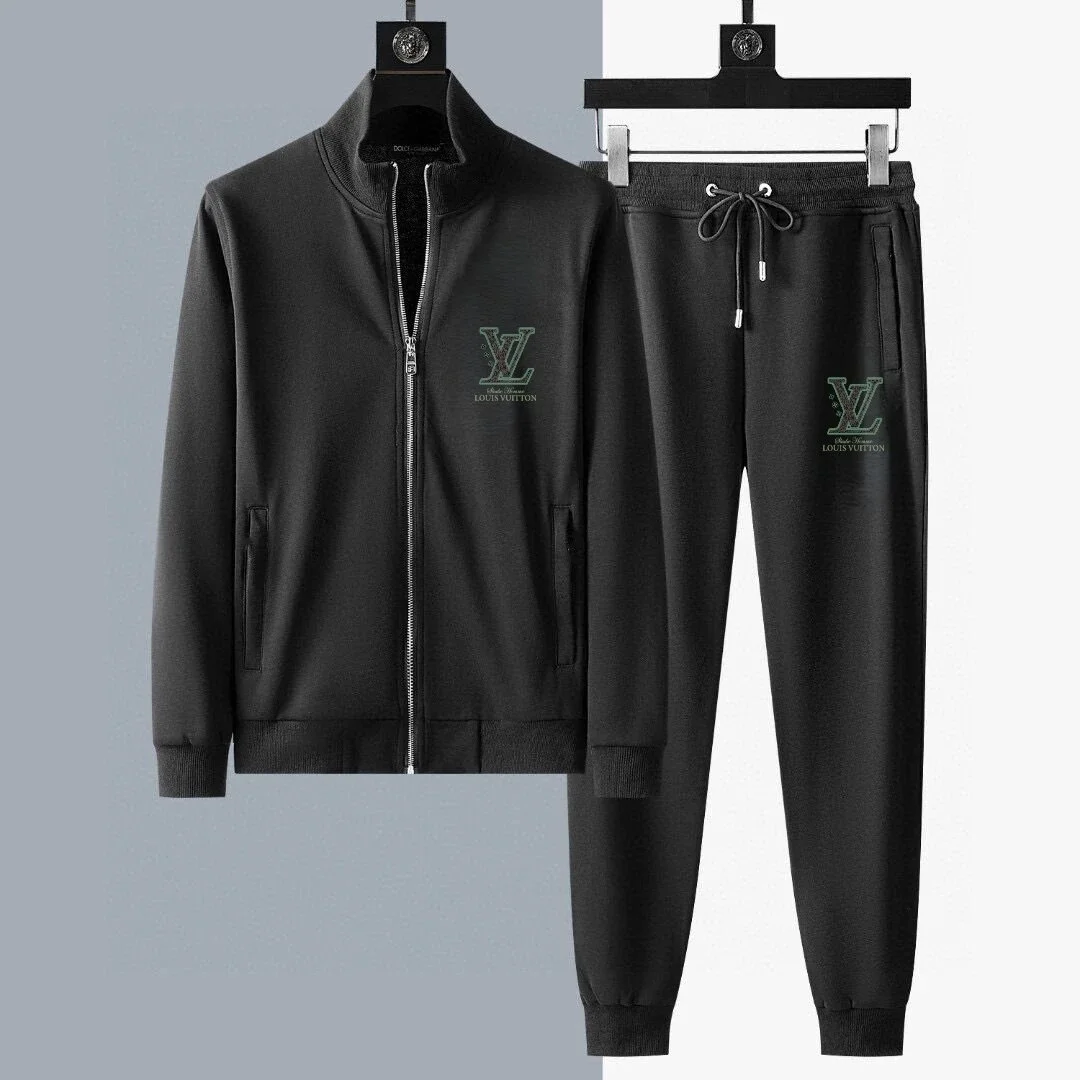 Louis Vuitton Louis Vuitton Monogram Triple Black Tracksuit Black