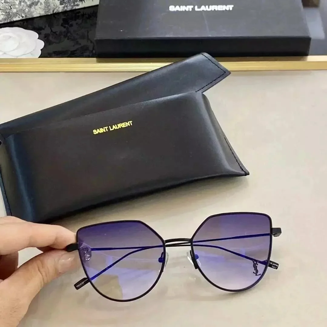 Saint Laurent Saint Laurent YSL Gradient Purple Sunglasses Purple - 1