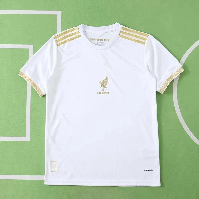 Adidas Adidas Mexico De Oro Classic Football Jersey White/Gold White - 1