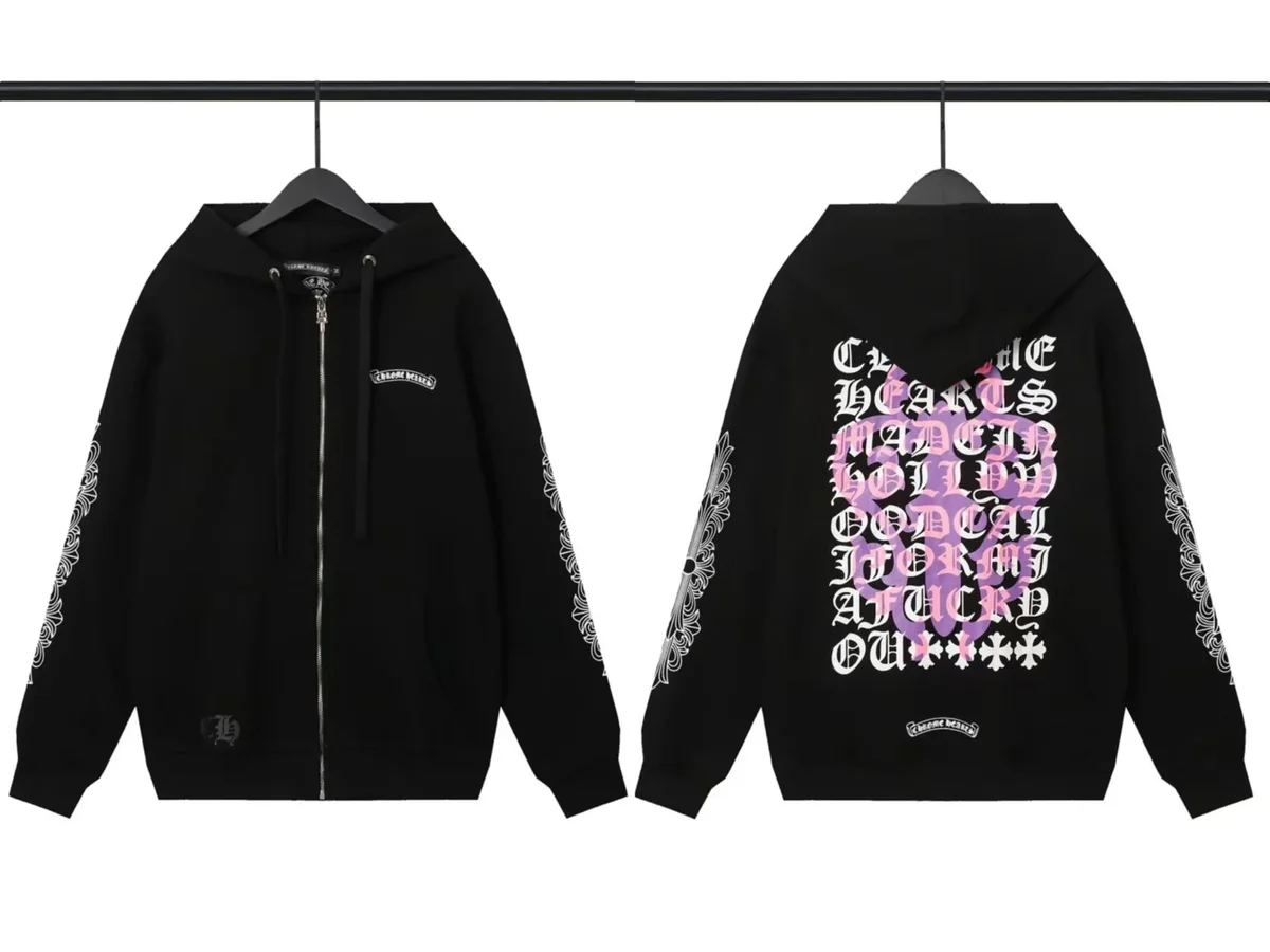 Chrome Hearts Chrome Hearts CH Zip-Up Hoodie Black Black - 1