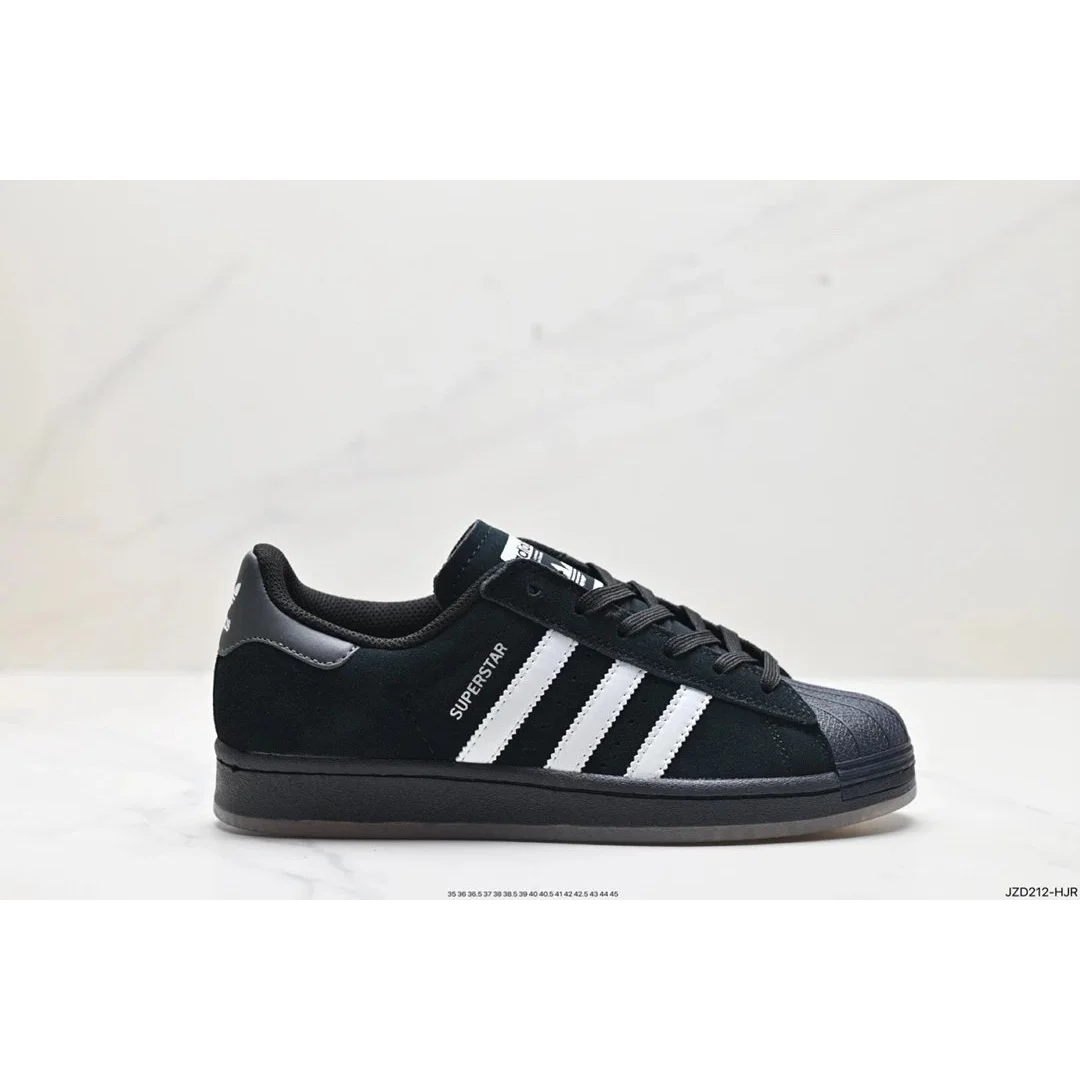 Adidas Adidas Superstar Black/White Sneakers Black - 1