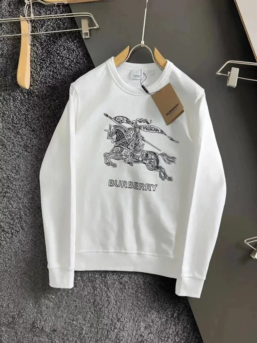 Burberry Burberry Knight White Crewneck Sweatshirt White