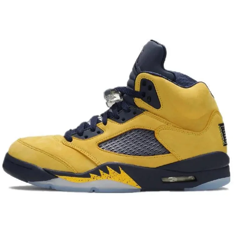 Nike Nike Air Jordan 5 AJ5-东京黑黄 Sneakers Yellow - 1