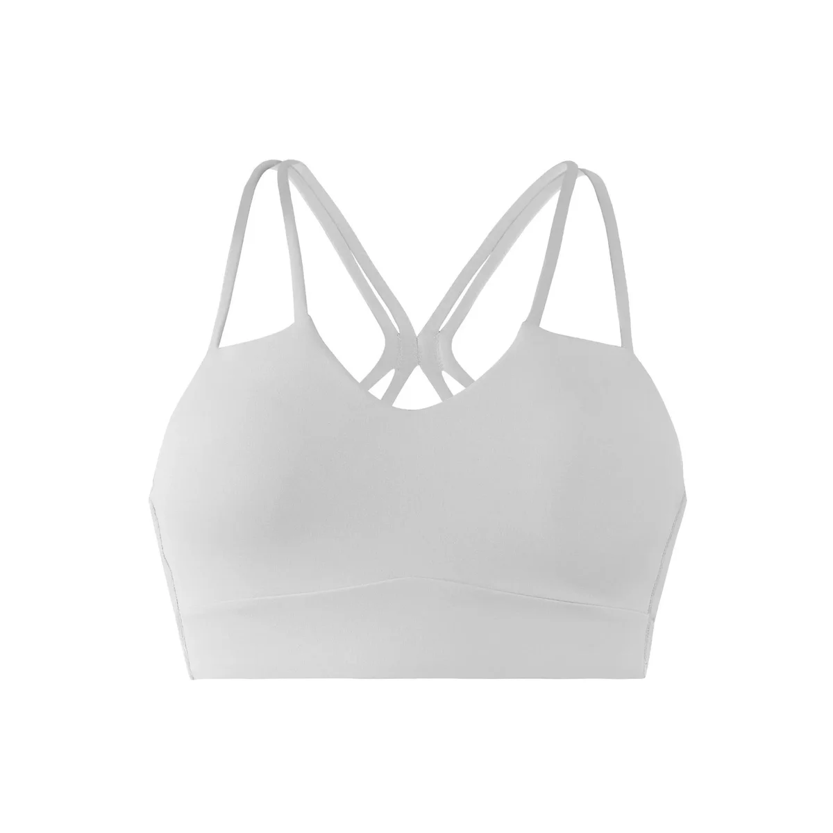 Other White Protein Sports Bra Crop Top White - 1