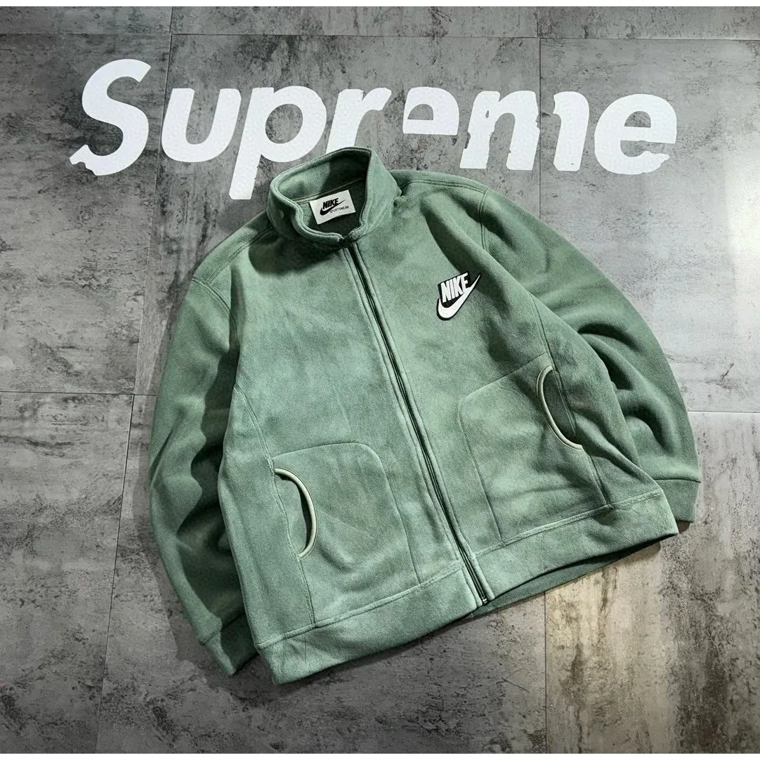 Nike Nike Tech Fleece Green Zip-Up Jacket Green