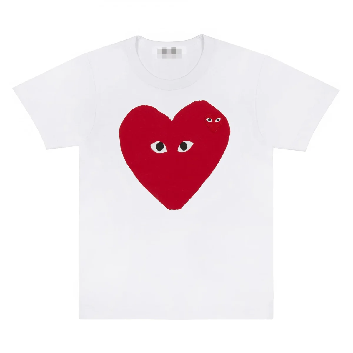 Comme des Garçons Comme des Garçons Heart T-Shirt White/Red White - 1