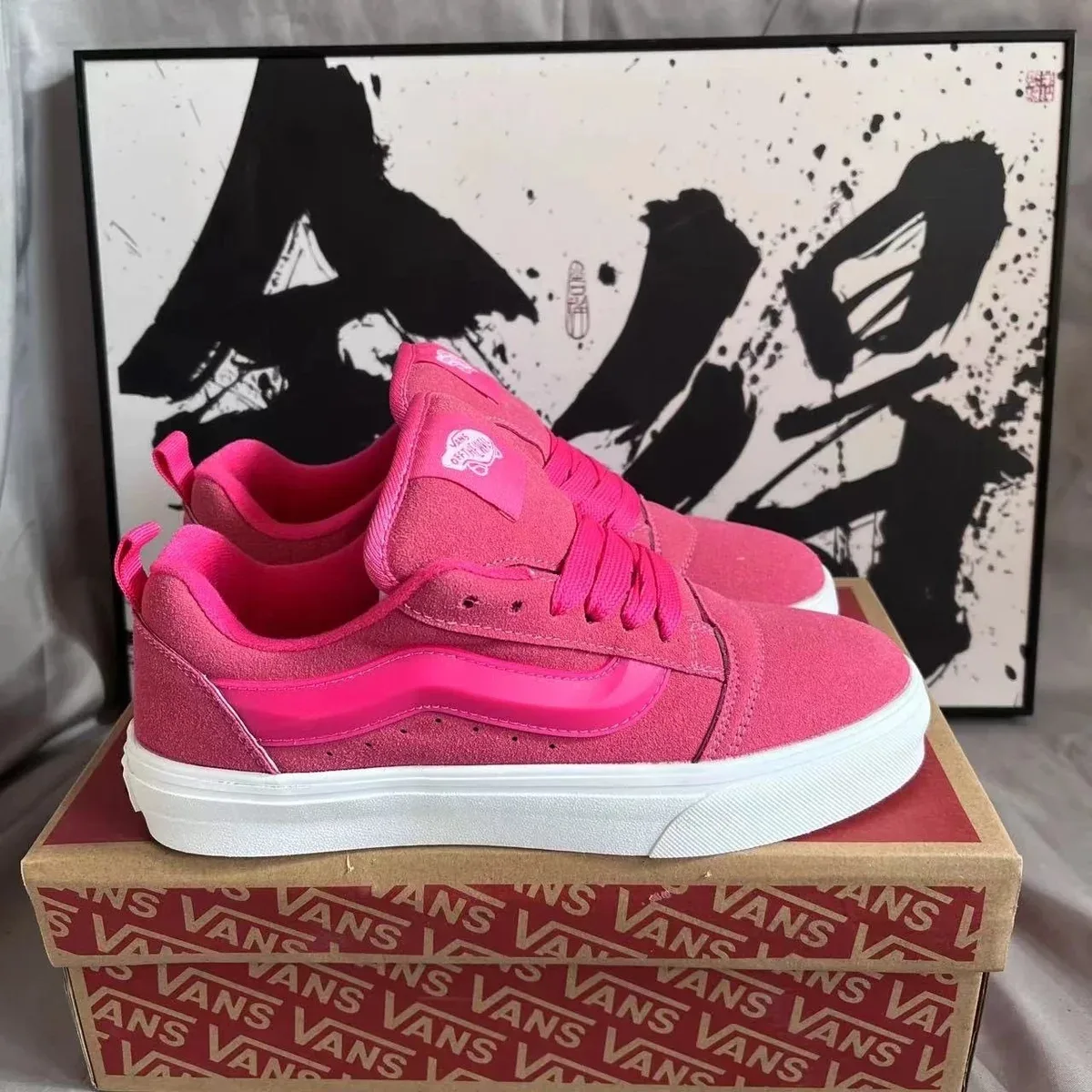 Vans Vans Old Skool Fire Dragonfruit Bread Sneakers Pink