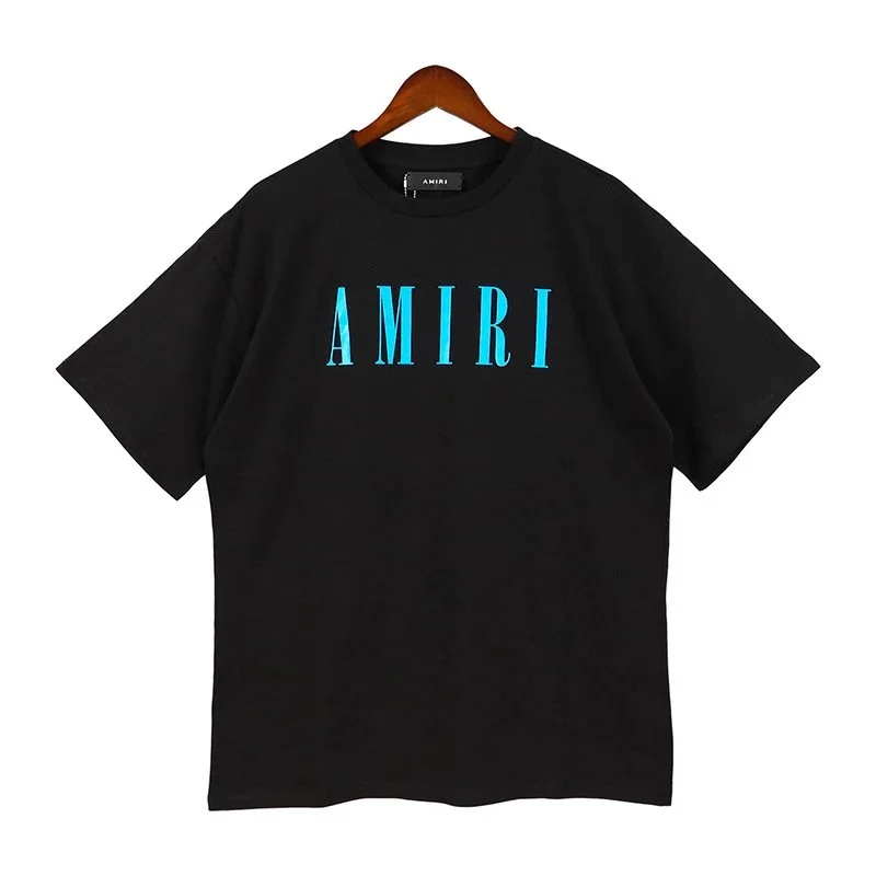 Amiri Amiri Black Blue AMIRI T-Shirt Black - 1