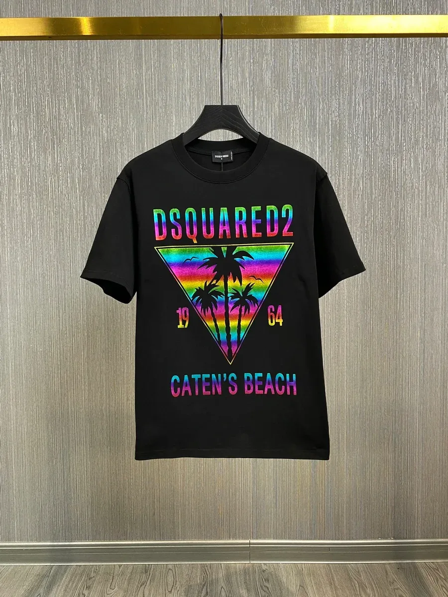 DSQUARED2 DSQUARED2 Caten's Beach Black T-Shirt Black - 1