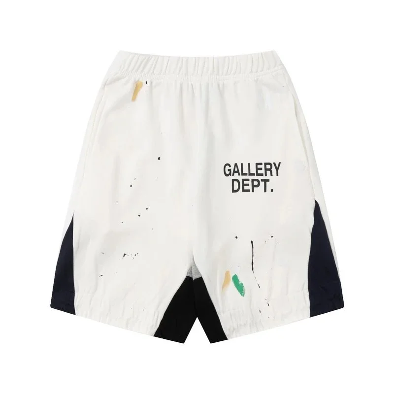 Gallery Dept. Gallery Dept. Paint Splatter White/Black Shorts White - 1