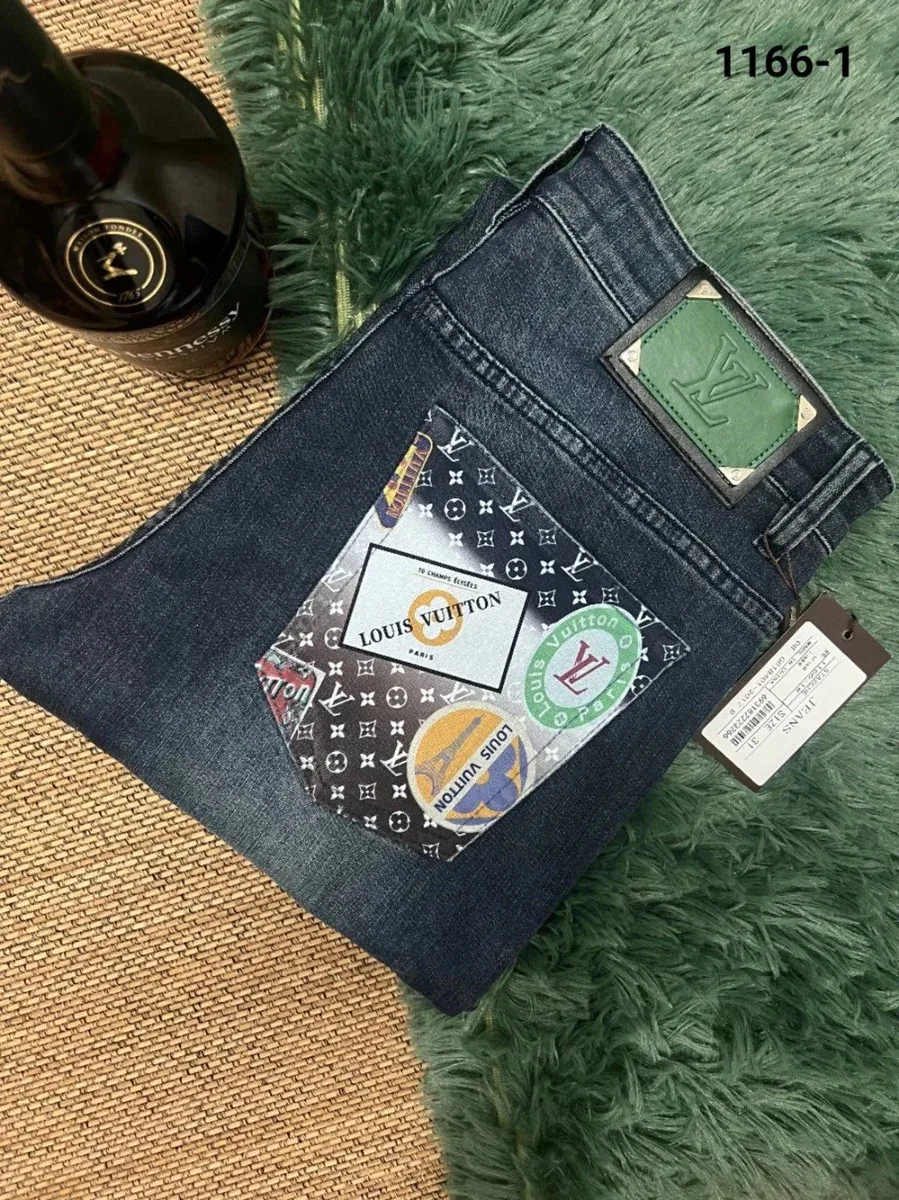 Louis Vuitton Louis Vuitton Dark Blue Denim Jeans Blue