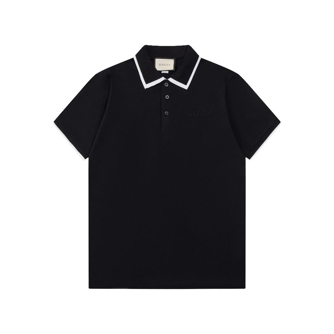 Gucci Gucci Black & White Polo Shirt Black - 1