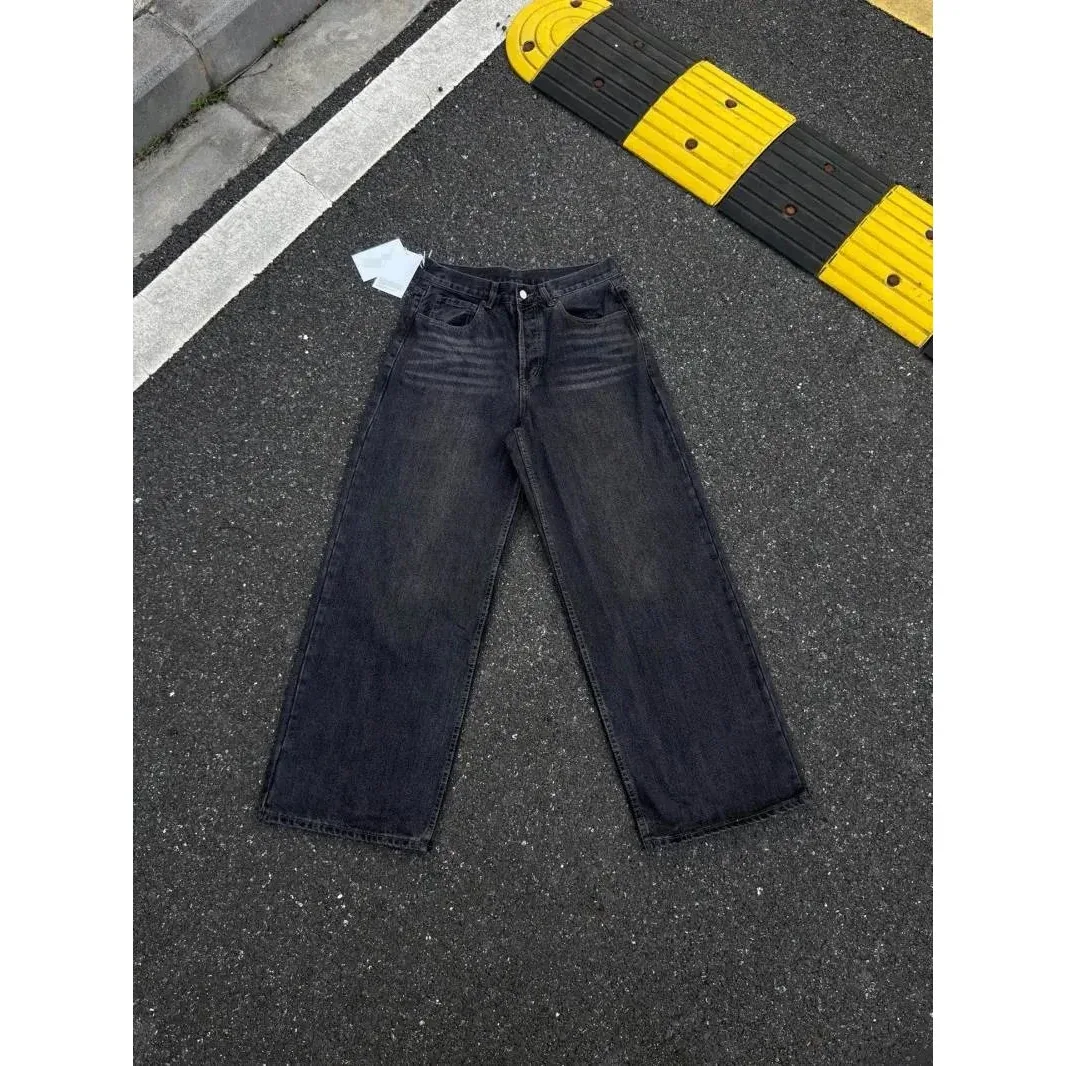 Levi's Levis Washed Black Straight Leg Jeans Black - 1