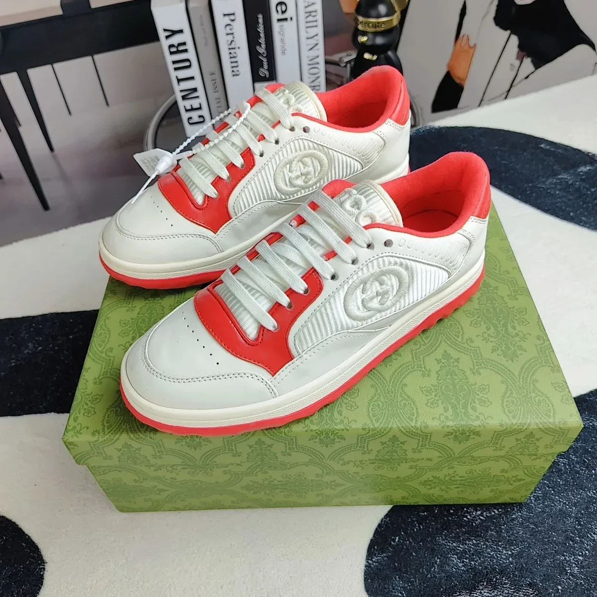 Gucci Gucci Ace White/Red Sneakers White