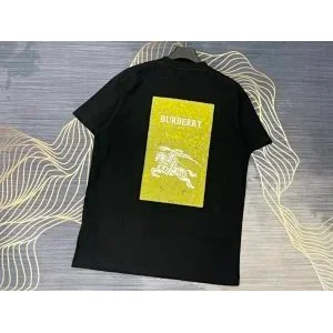 Burberry Burberry Knight Black/Yellow Logo T-Shirt Black
