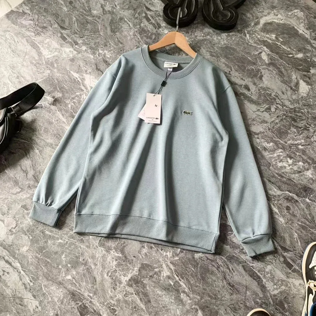 Lacoste Lacoste Classic Logo Crewneck Sweatshirt in Light Blue Blue - 1