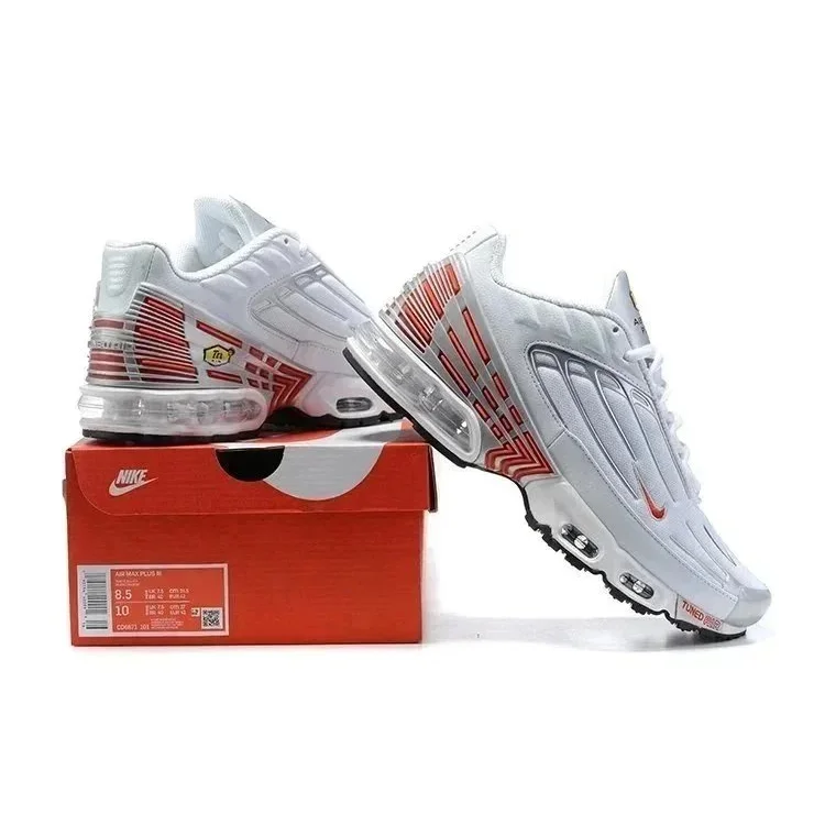 Nike Nike Air Max Plus White/Red Sneakers White