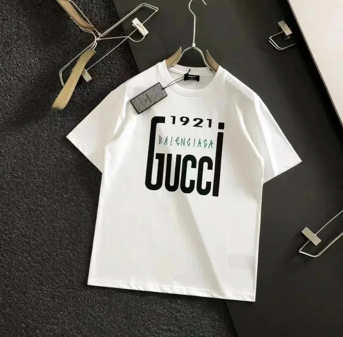 Gucci Gucci 1921 Balenciaga GUCCI White T-Shirt White - 1
