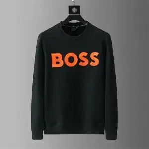 Hugo Boss Hugo Boss Black/Orange Logo Sweatshirt Black - 1