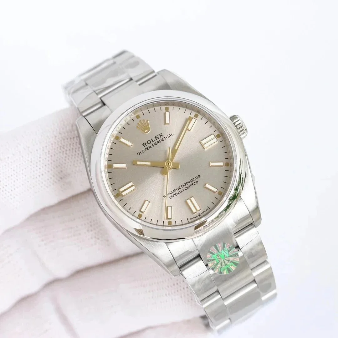Rolex Rolex Oyster Perpetual Silver Watch Silver