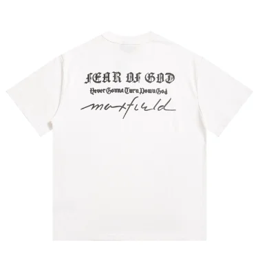 Fear of God Fear of God Essentials White 'Never Gonna Turn Down God' T-Shirt White - 1