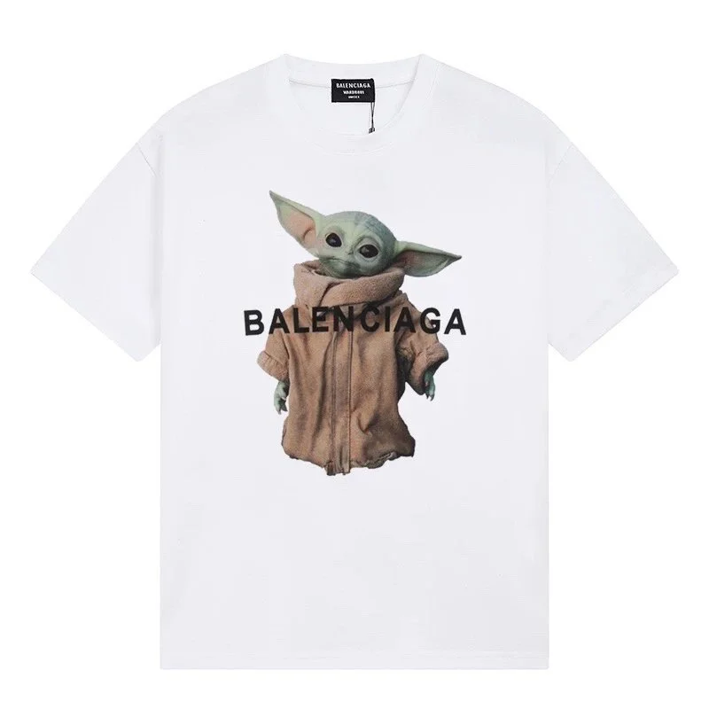 Balenciaga Balenciaga Baby Yoda White T-Shirt White - 1