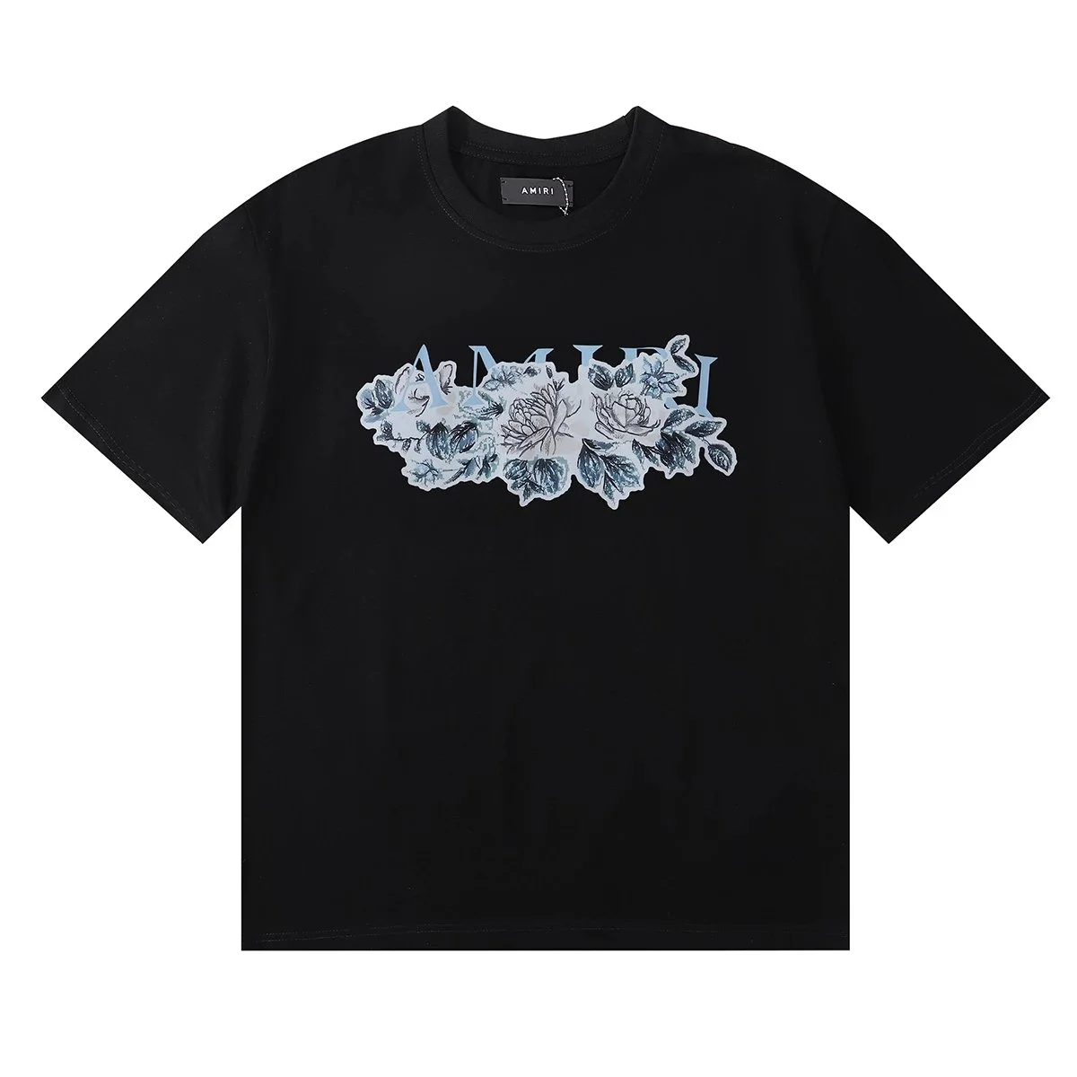Amiri Amiri Black Floral T-Shirt Black - 1
