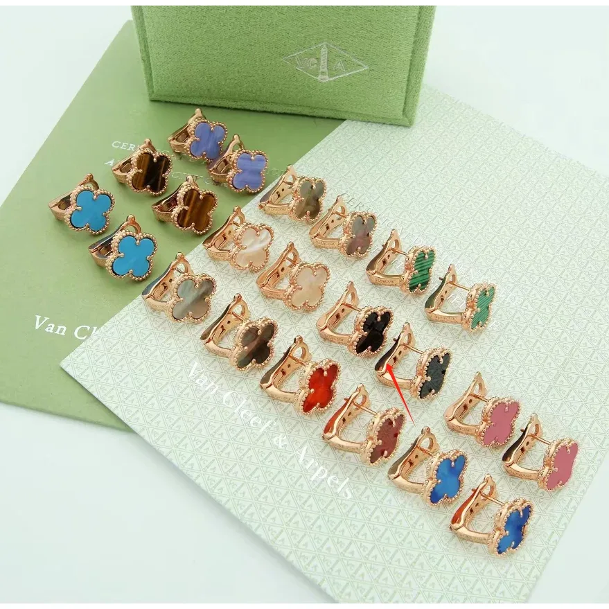 Van Cleef & Arpels Van Cleef & Arpels Alhambra 8359 Rose Gold Earrings Gold - 1