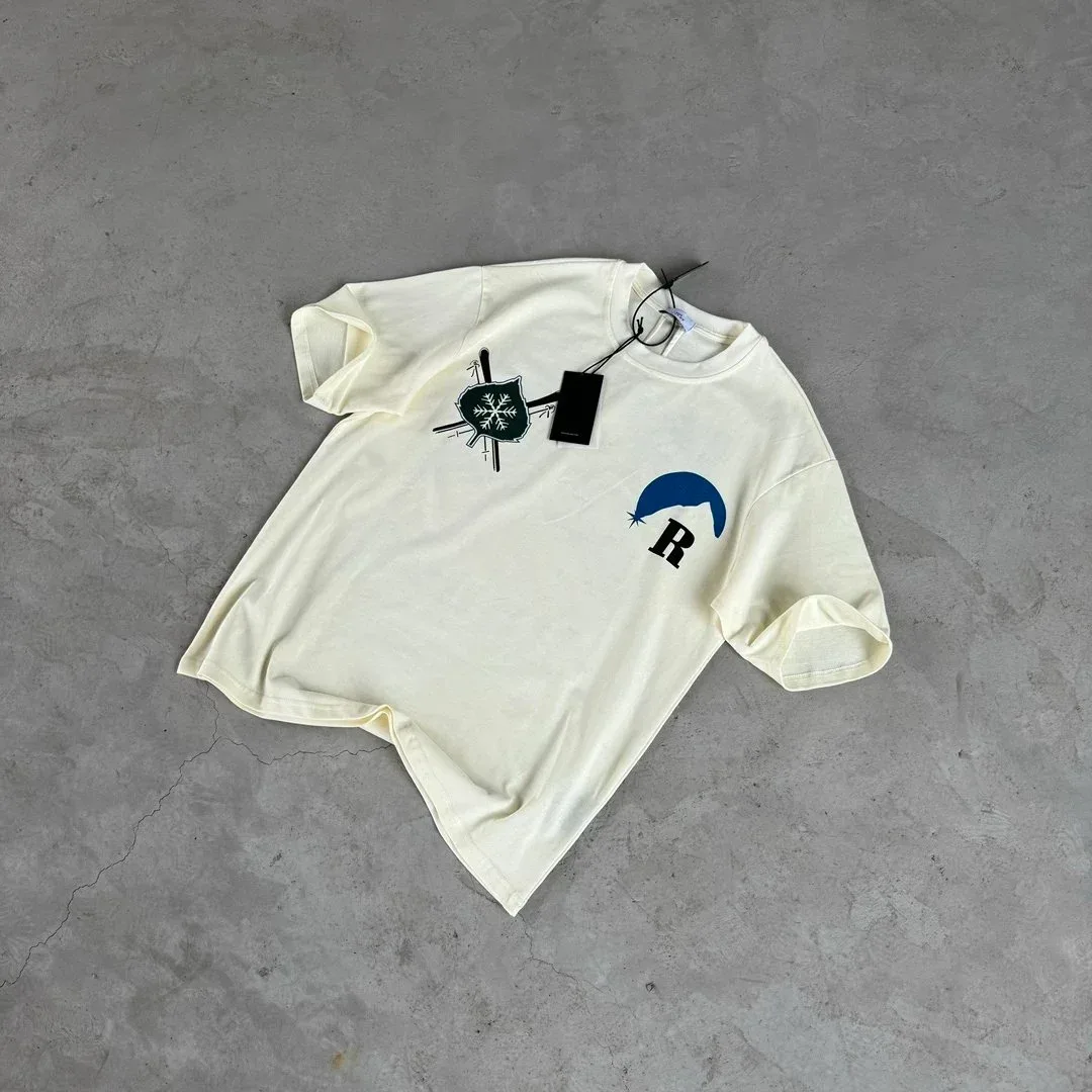 Other 11米白色 Oversized T-Shirt with Graphic Print White - 1