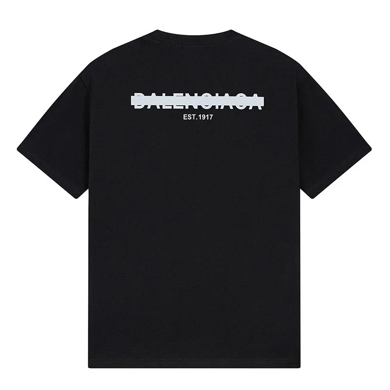 Balenciaga Balenciaga Black EST.1917 T-Shirt Black - 1