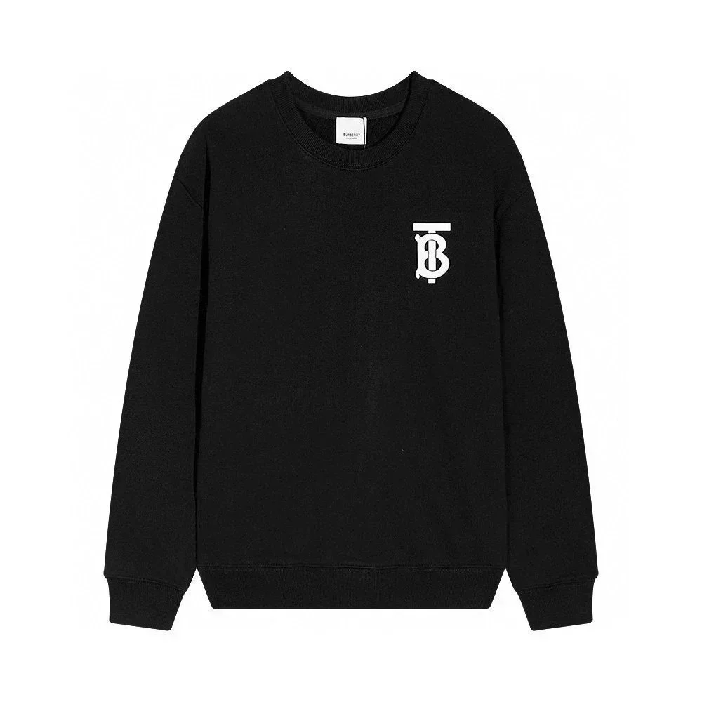 Burberry Burberry TB Monogram Crewneck Sweatshirt Black Black