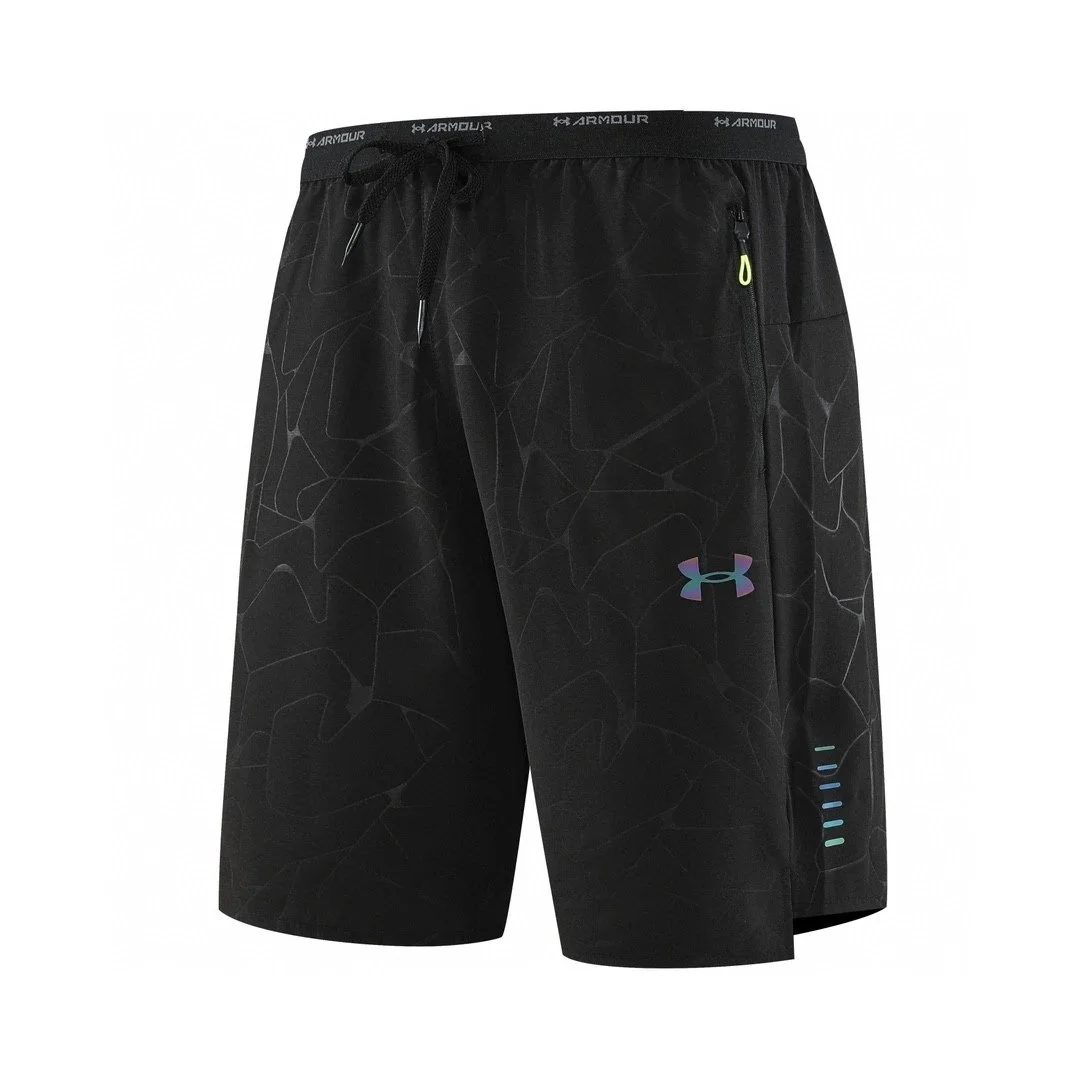Under Armour Under Armour Black Geometric Print Shorts Black - 1