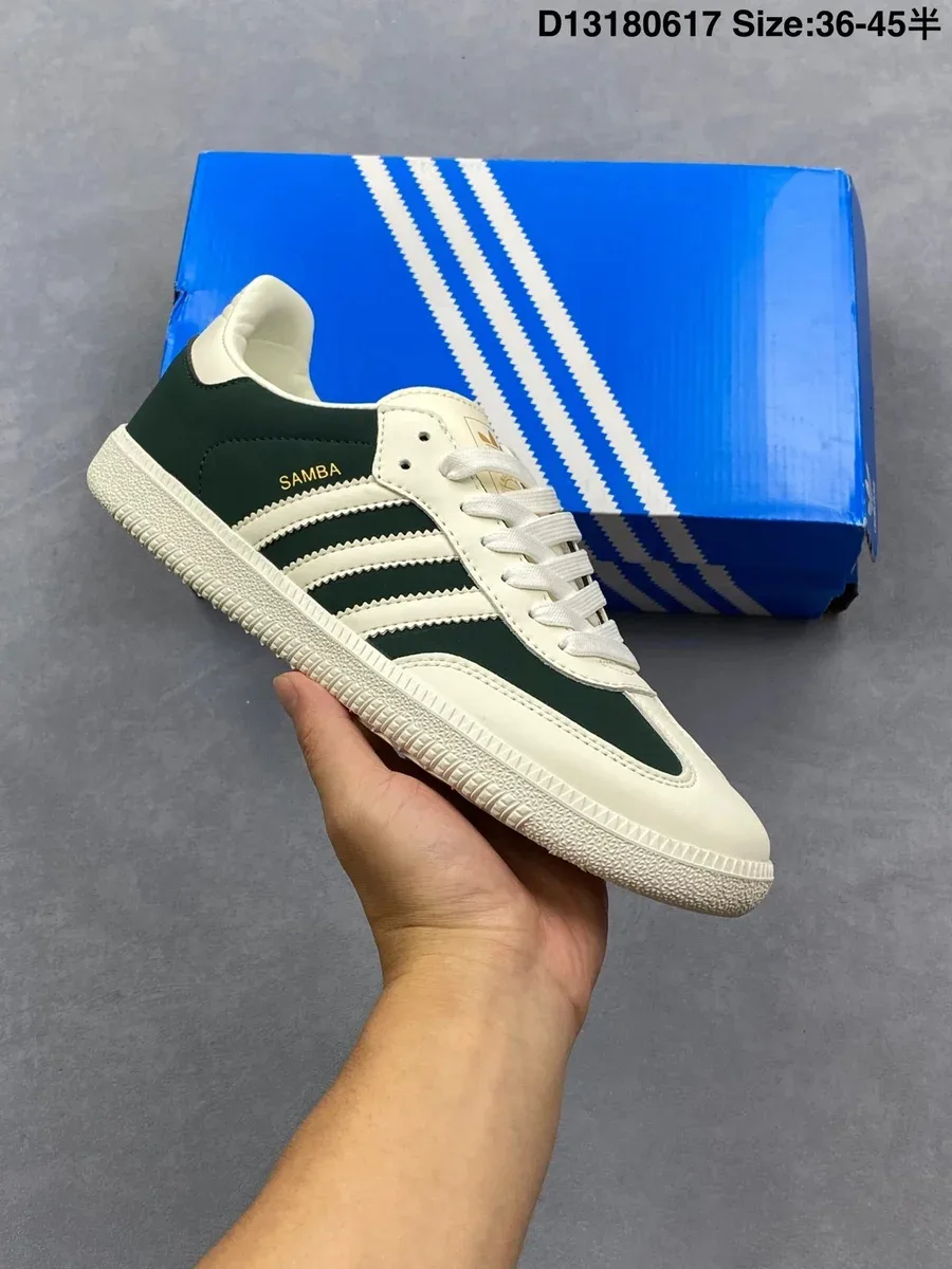 Adidas Adidas Samba White/Green Sneakers White - 1