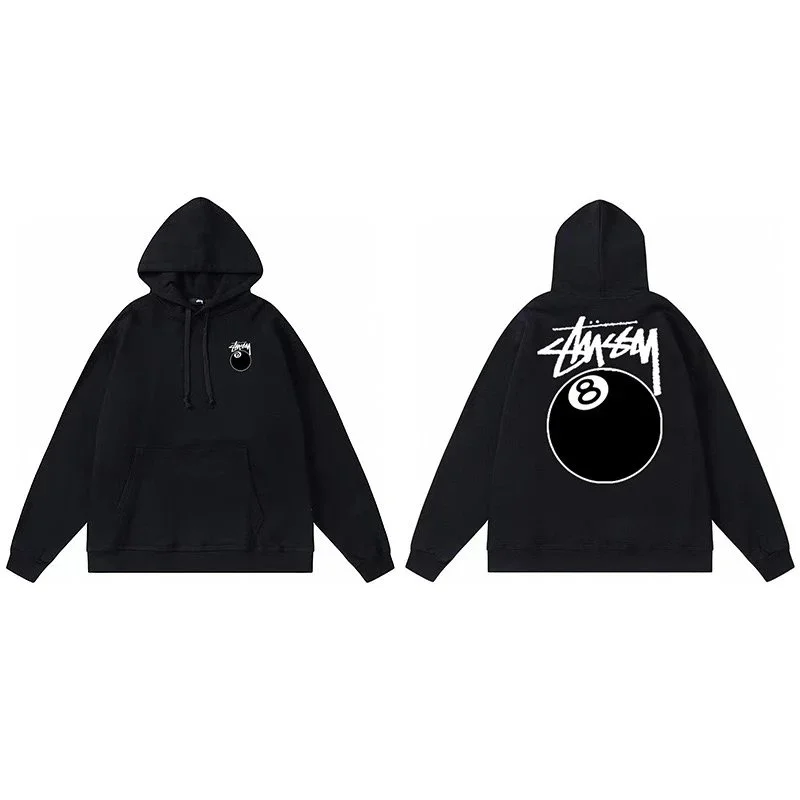 Stussy Stussy Black 8-Ball Hoodie Black - 1