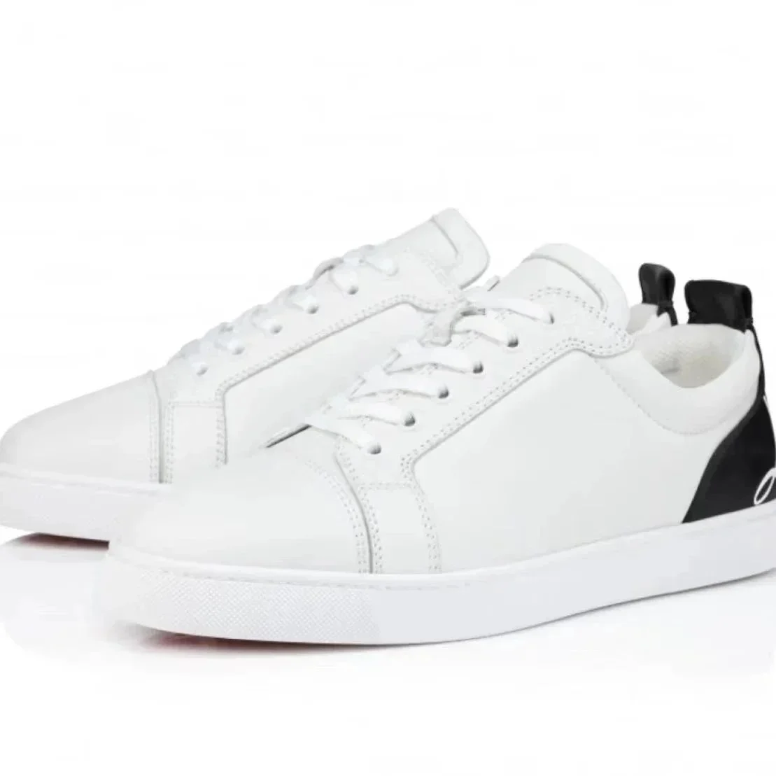 Christian Louboutin Christian Louboutin White Black Tail Sneakers White - 1