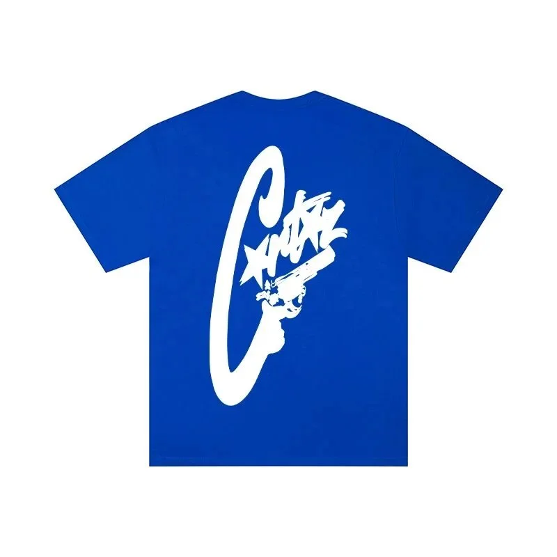 Other Blue 'Critic' Script T-Shirt Blue - 1