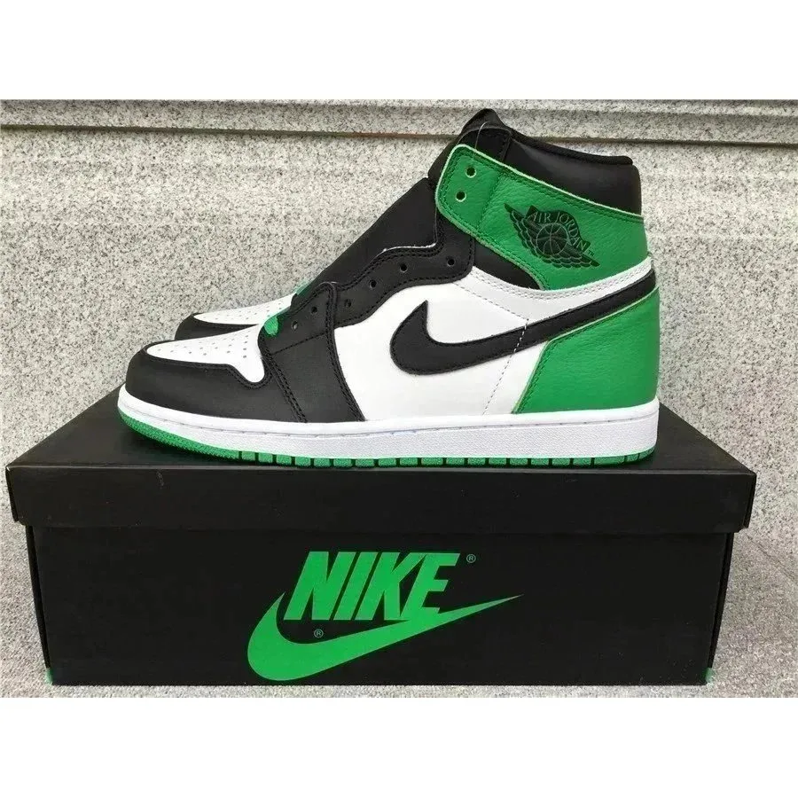 Nike Nike Air Jordan 1 High '85 Black/Green/White Sneakers Green - 1