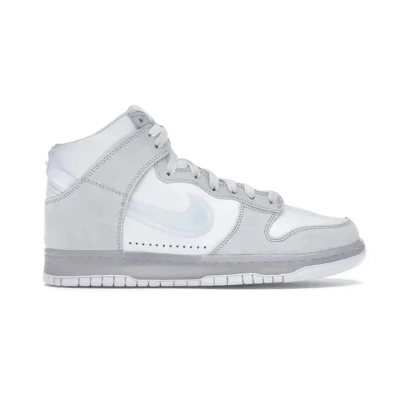 Nike Nike Dunk High White/Grey Sneakers White