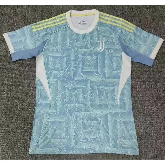 Adidas Adidas Juventus Away Jersey Light Blue Soccer Top Blue - 1