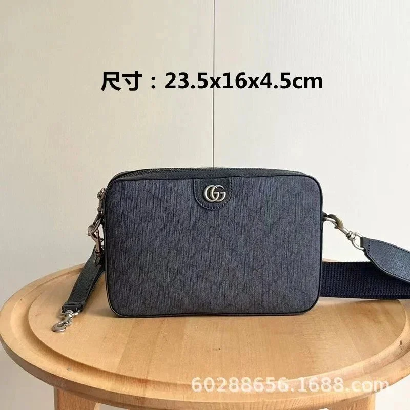 Gucci Gucci GG Supreme Navy Crossbody Bag Navy - 1