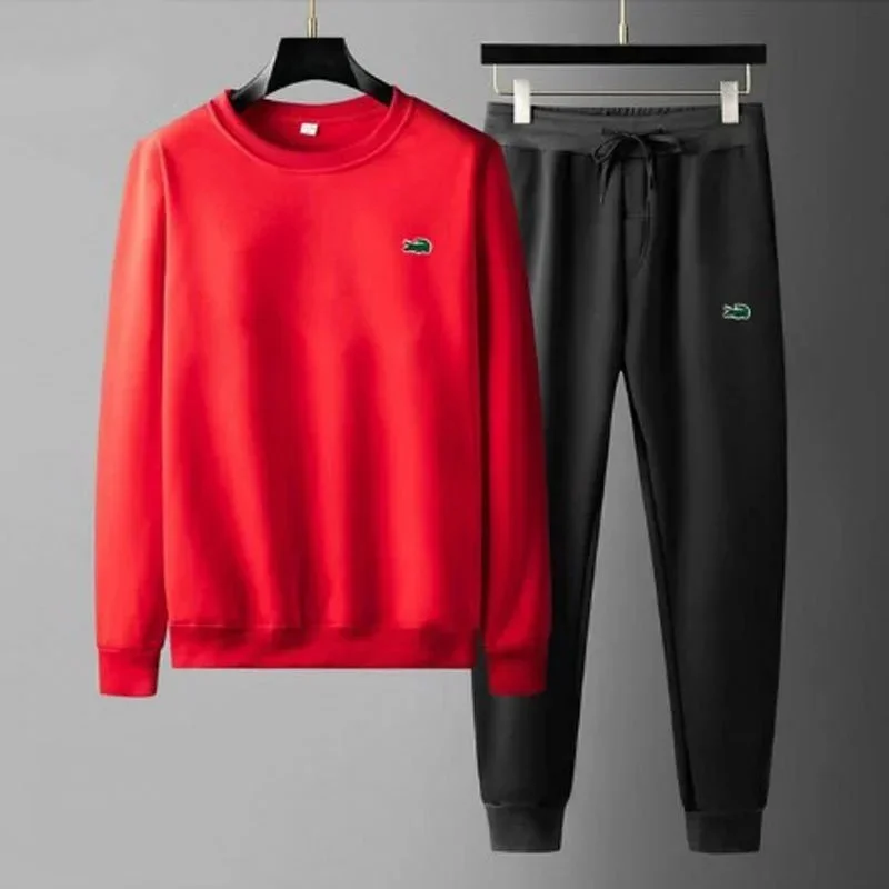 Lacoste Lacoste Sport Red/Black Tracksuit Set Multicolor