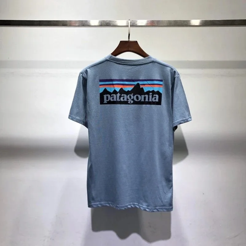 Patagonia Patagonia P-6 Logo T-Shirt 656# Blue Blue - 1