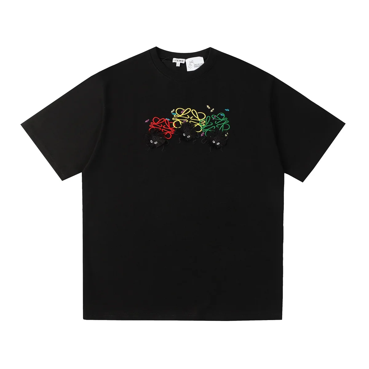 Loewe Loewe Anagram Printed T-Shirt Black Black