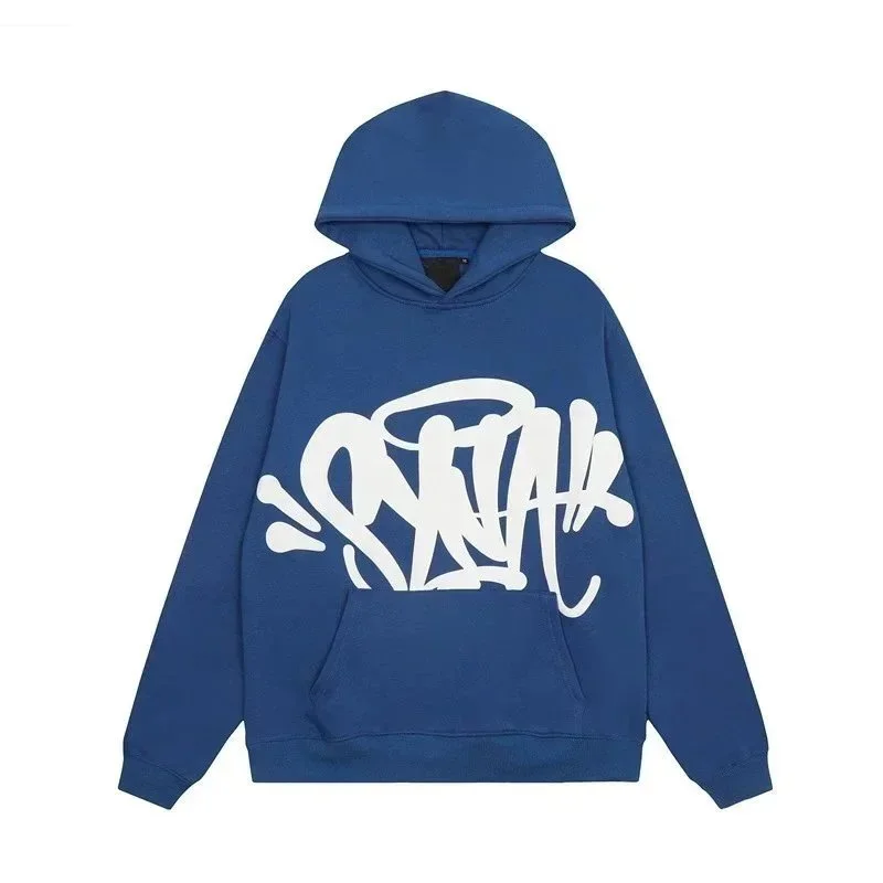 Other Blue White Graffiti Print Hoodie Top quality Blue - 1