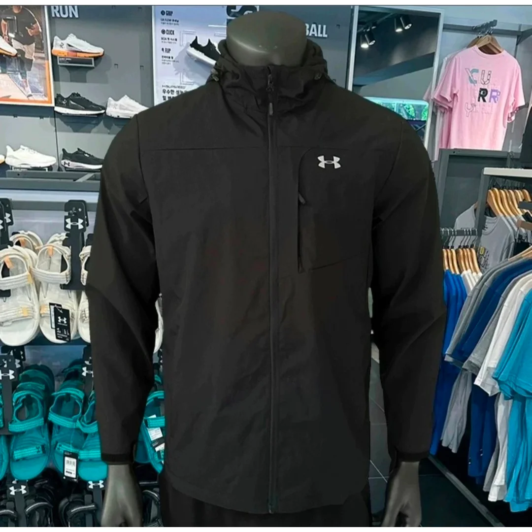 Under Armour Under Armour Black Hooded Jacket Black - 1