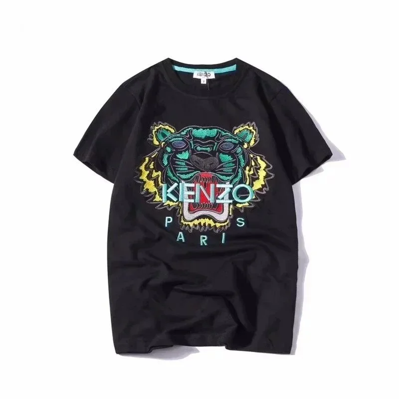 Kenzo Kenzo Tiger Head Black T-Shirt Black - 1