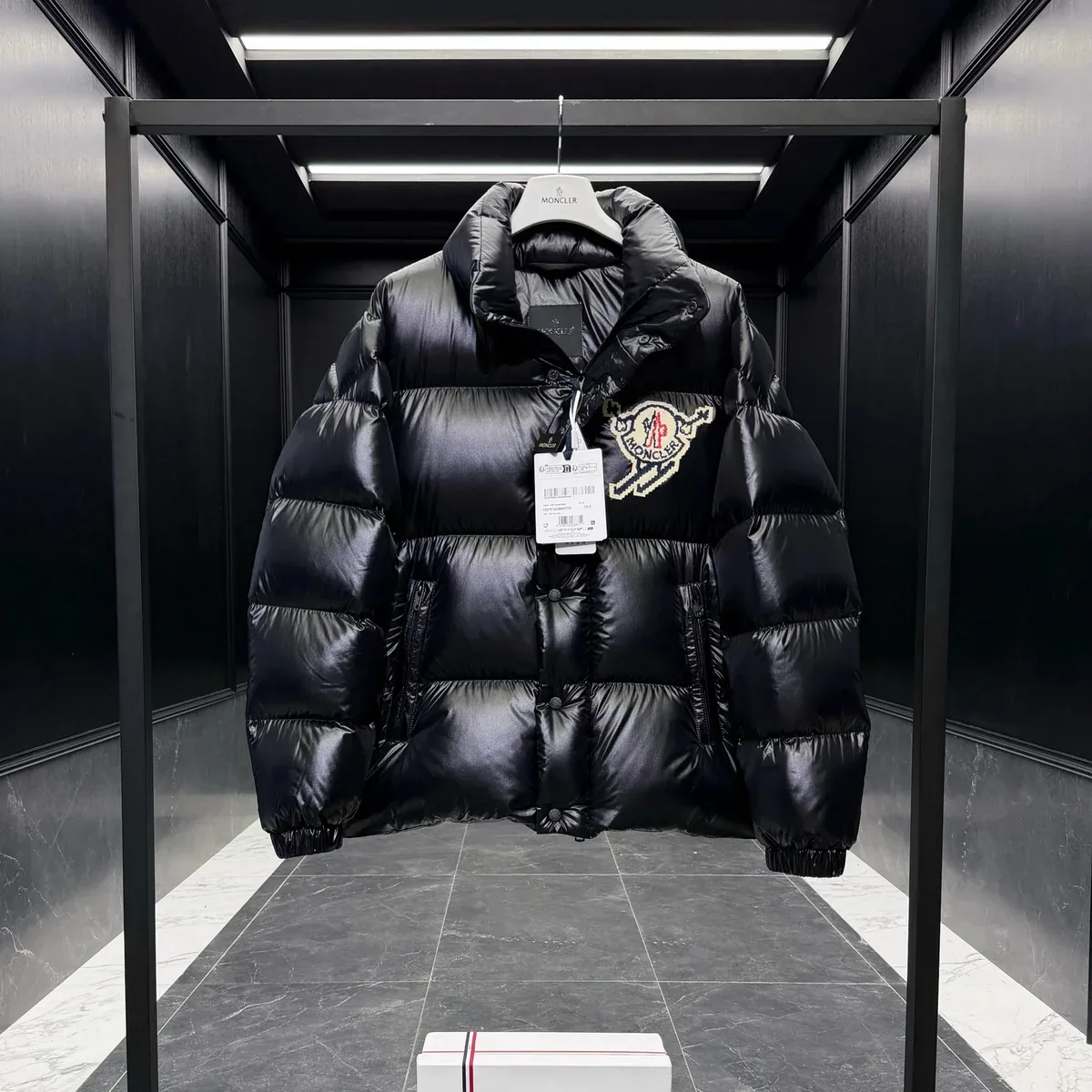 Moncler Moncler Classic Black Puffer Jacket Black