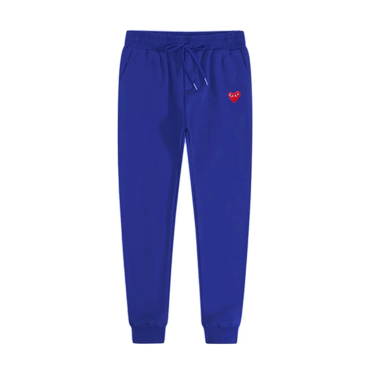 Comme des Garçons Comme des Garçons Blue Heart Sweatpants Blue - 1